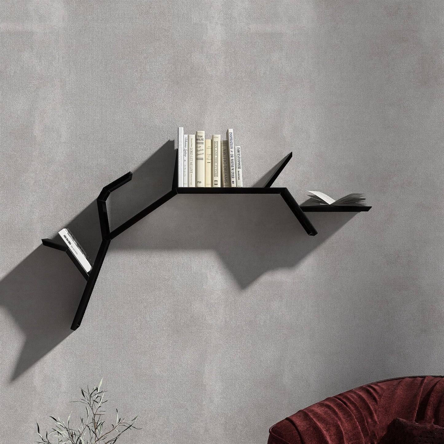 Arboris - étagère murale en acier - vulcain_Store