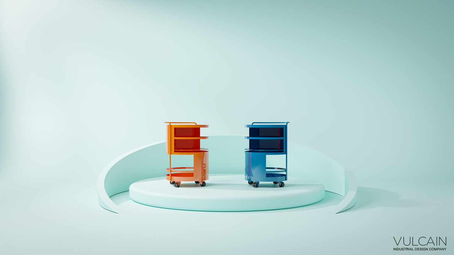 LUMO- Servante en acier de Vulcain - l'accessoire indispensable - vulcain_Store