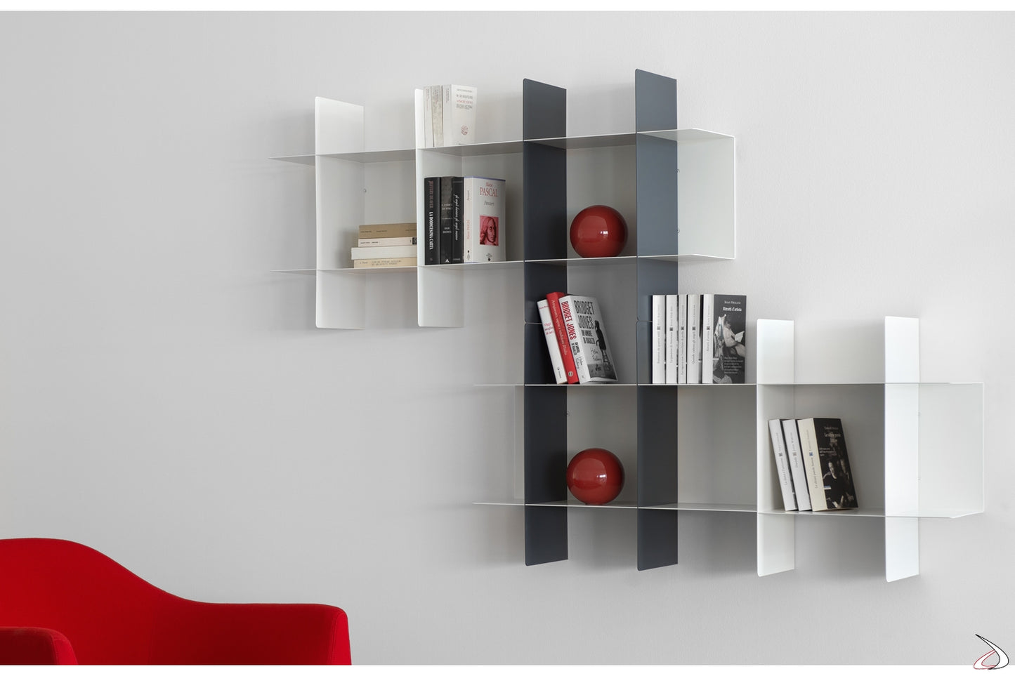 Innesto - Bibliothèque modulable de design en métal - vulcain_Store