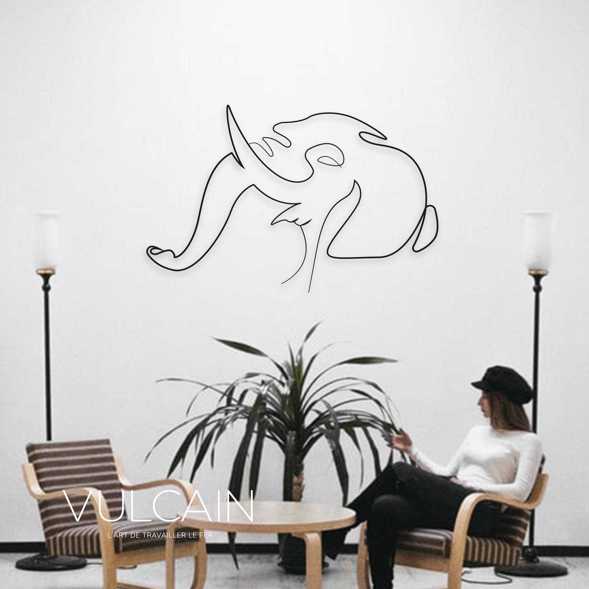 L'éléphant - Animaux - vulcain_Store