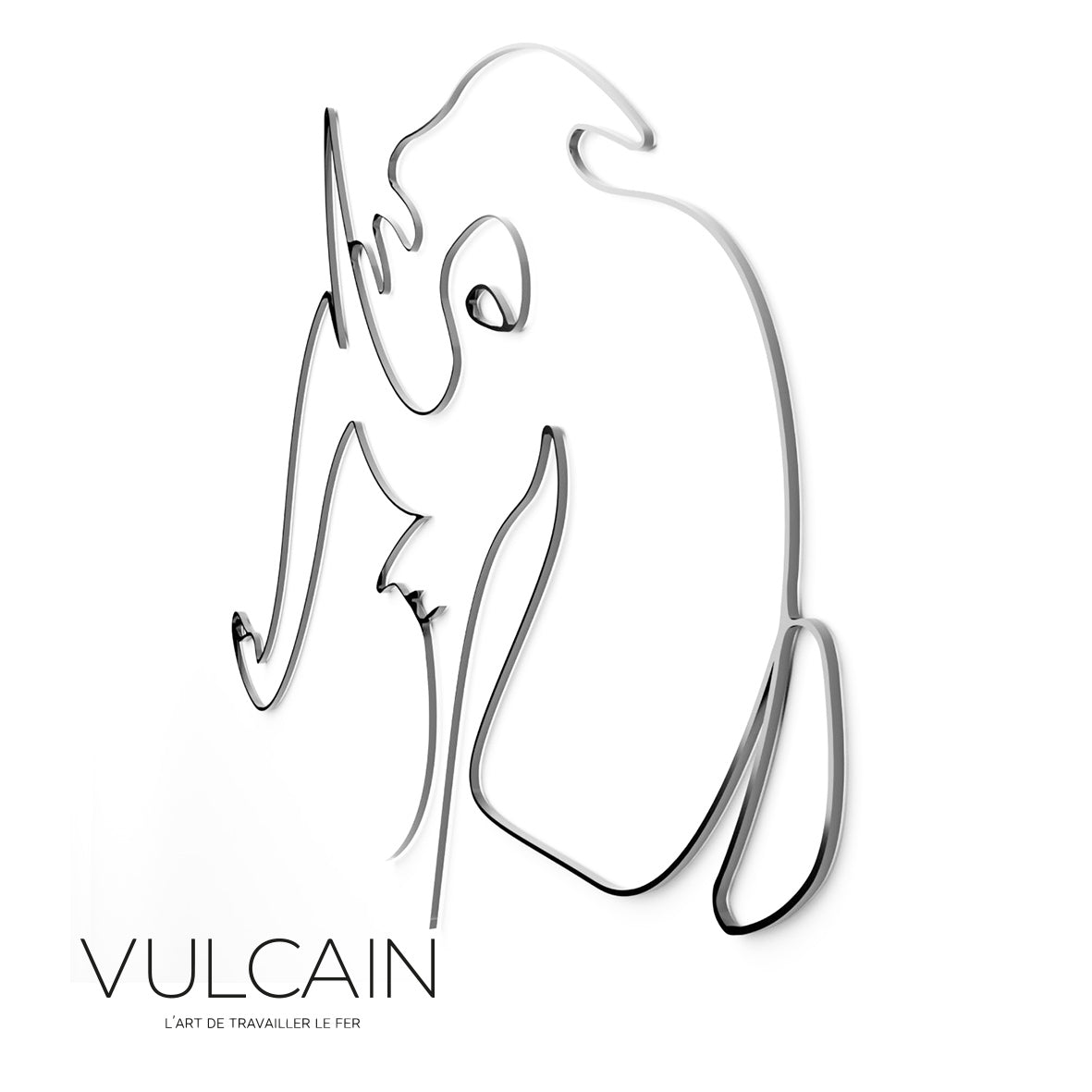 L'éléphant - Animaux - vulcain_Store
